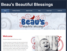 Tablet Screenshot of beausbeautifulblessings.com